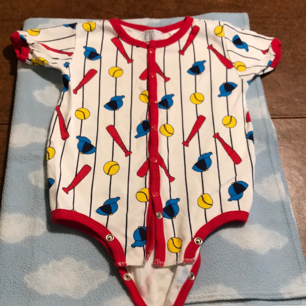 All Mine-“Baseball” Onesie-12 Months